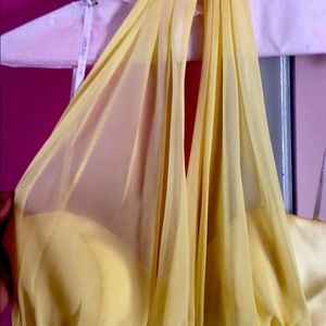 Beautiful elegant satin dress